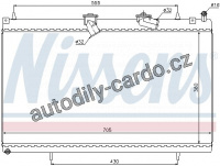 Chladič motoru NISSENS 63619