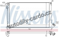Chladič motoru NISSENS 63731