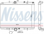 Chladič motoru NISSENS 63705A