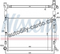 Chladič motoru NISSENS 637618