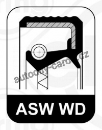 Těsnící kroužek hřídele, diferenciál Elring 063.665