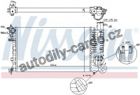 Chladič motoru NISSENS 61380A