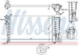 Chladič motoru NISSENS 61382A