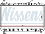 Chladič motoru NISSENS 61634