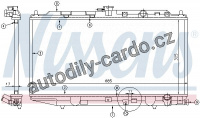 Chladič motoru NISSENS 62256