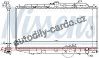 Chladič motoru NISSENS 62276