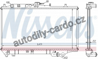Chladič motoru NISSENS 62408A