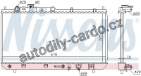 Chladič motoru NISSENS 624041