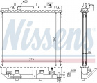 Chladič motoru NISSENS 62459