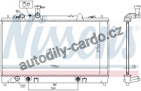 Chladič motoru NISSENS 62465A