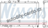 Chladič motoru NISSENS 628591