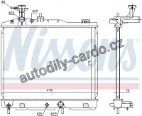 Chladič motoru NISSENS 628982