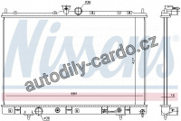 Chladič motoru NISSENS 628976