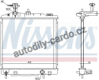 Chladič motoru NISSENS 628988