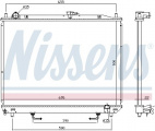 Chladič motoru NISSENS 628985
