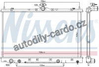 Chladič motoru NISSENS 628975