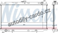 Chladič motoru NISSENS 62927A