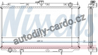 Chladič motoru NISSENS 62923A