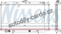 Chladič motoru NISSENS 62924A