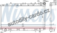 Chladič motoru NISSENS 62961