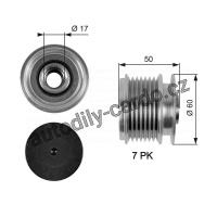 Alternátorová volnoběžka (předstihová spojka) GATES (GT OAP7058) - MERCEDES-BENZ