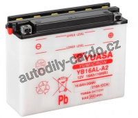 Motobaterie YUASA YB16AL-A2 16Ah 200A 12V P+ /207x71,5x164/