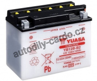 Motobaterie YUASA YB12B-B2 12Ah 165A 12V L+ /160x90x130/