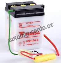 Motobaterie YUASA 6N4-2A-8 4Ah 6V P+ /71x71x96/