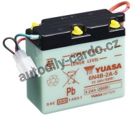 Motobaterie YUASA 6N4B-2A-5 4Ah 6V P+ /102x48x96/