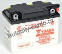 Motobaterie YUASA 6YB8L-B 8Ah 6V P+ /120x70x95/