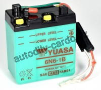 Motobaterie YUASA 6N6-1B 6Ah 6V P+ /99x57x111/