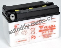 Motobaterie YUASA 6YB11-2D 11Ah 6V L+ /150x70x100/