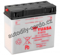 Motobaterie YUASA 51913 19Ah 100A 12V P+ /186x82x171/