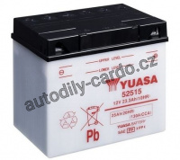 Motobaterie YUASA 52515 25Ah 130A 12V P+ /186x130x171/