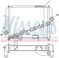 Chladič motoru NISSENS 60362