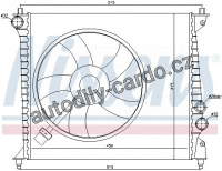 Chladič motoru NISSENS 60425