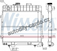 Chladič motoru NISSENS 60683