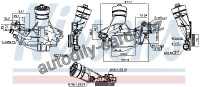Chladič motorového oleje NISSENS 90931