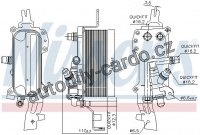 Chladič oleje automatické převodovky NISSENS 90838