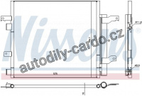 Chladič klimatizace NISSENS 940536