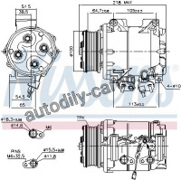 Kompresor klimatizace NISSENS 89242