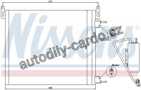 Chladič klimatizace NISSENS 94805