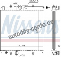 Chladič motoru NISSENS 63708A