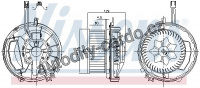 Vnitřní ventilátor NISSENS 87425