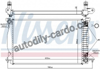 Chladič motoru NISSENS 60303A