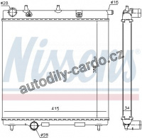 Chladič motoru NISSENS 63505