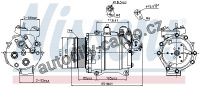 Kompresor klimatizace NISSENS 89245