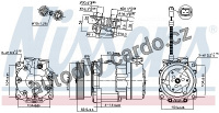 Kompresor klimatizace NISSENS 89193