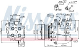 Kompresor klimatizace NISSENS 89246