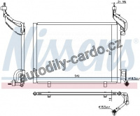 Chladič klimatizace NISSENS 940540